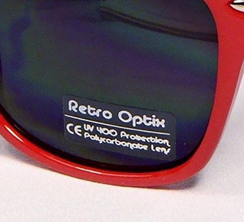 WebDeals Ретро - Класически Слънчеви Очила стил 80-те Ретро Правоъгълник