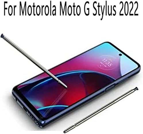 2 бр. за Мото G Stylus 2022 Подмяна на писалка за Motorola Moto G Stylus 5G (2022) Всички версии на докосване стилус S Pen (сумеречно-син)