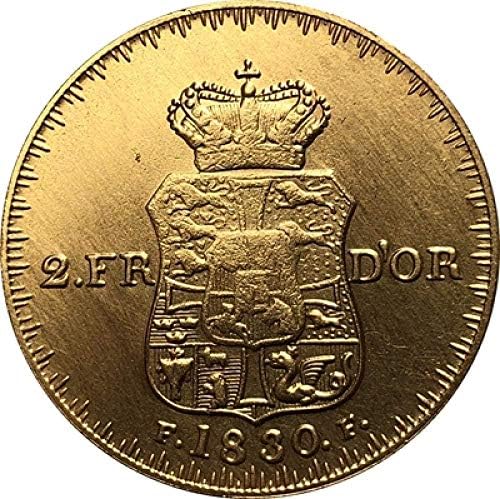 Дания 1830 2 Монета Фредерикса Копие 28 мм COPYSouvenir Новост Монета, Монета за Подарък