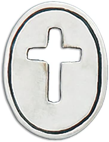 Монета-Символичен Basic Spirit Pocket - Открит Кръст /Благословии - Калай Съдове, ръчно изработени, Подарък на Религиозна любов