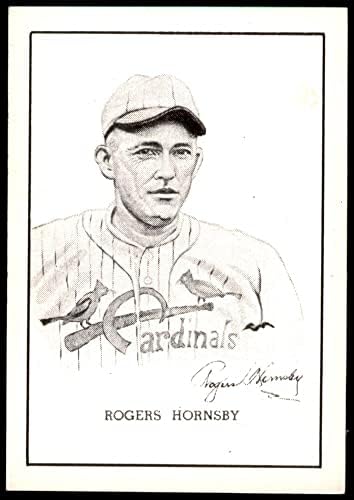 1950 Зала на славата Каллахана Роджърс Hornsby Сейнт Луис Кардиналс (Бейзболна картичка) Ню Йорк /Планина Кардиналс