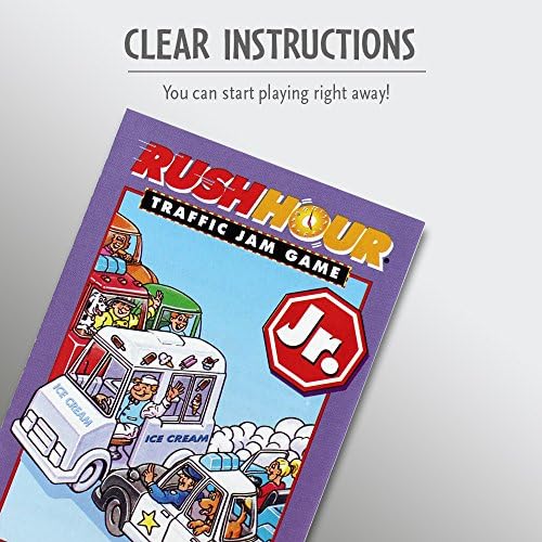 Логическа игра ThinkFun Rush Hour Junior Traffic Jam и STEM-играчка за момчета и момичета на възраст от 5 и повече години - по-малка
