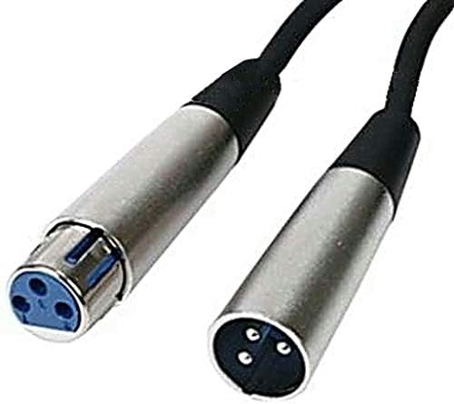 3 Комплект Студийни Z микрофонных кабели 20 фута Микрофонные XLR кабели Low Z Балансиран Звук от мъжа към жената Бескислородный