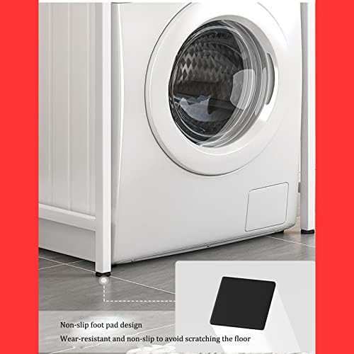 Рамки за съхранение на перални машини BKGDO, Подова Поставка над тоалетна, Багажник за миене на съдове от тежка рамка от въглеродна