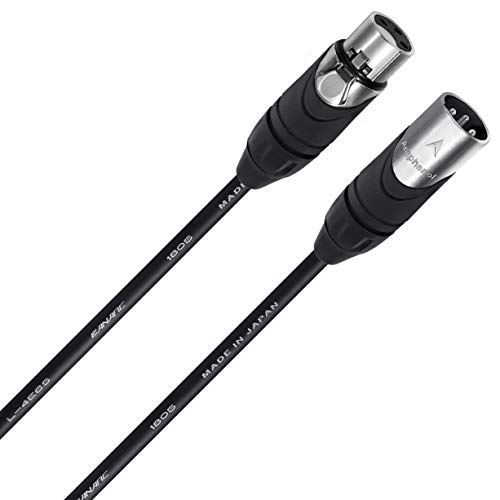5-Подножието Микрофонные кабели Canare L-4E6S, Star Quad Balanced за мъже и жени с части за свързване, Amphenol AX3M и AX3F Silver