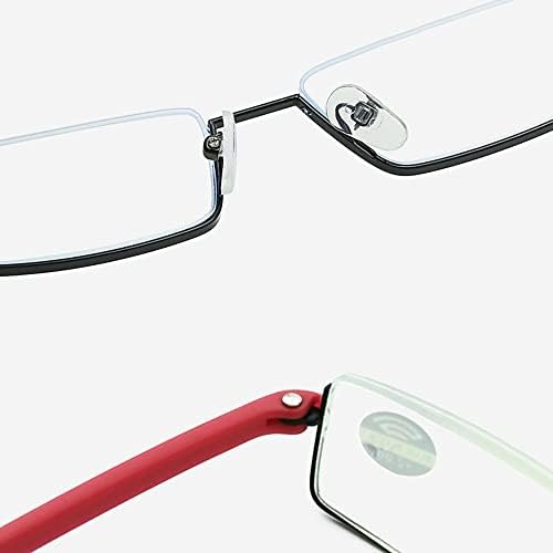Очила за четене лиса асан, Метални Ридеры, Увеличително стъкло в полурамке, Прогресивно Многофокусные Слънчеви очила в ретро стил