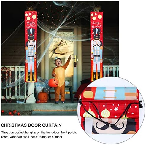 БЕЗПЛАТНА Коледна Знак на Верандата Лешникотрошачката Врата Банер Означения Декоративни Банери за Коледно Парти Гирлянда Окачен