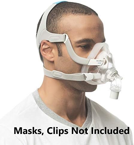 Органични сделка, Съвместим каишка за мозъка убора CPAP с маска CPAP Resmed Airfit F20 - Смяна каишка за маска ResMed AirFit F20