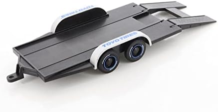 Модел на автомобила Toycars, направен под налягане, с ремарке - Porsche 918 Spyder Convertible, синьо - Welly 24055CWBU - Мащаб