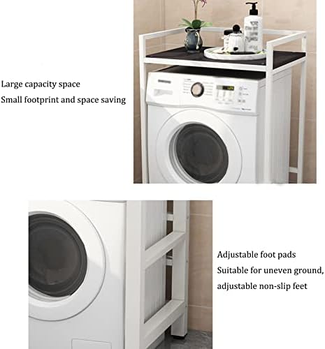 Рамки за съхранение на перални машини BKGDO Подови Без удар, Подходящи за тоалетна, Рафтове за миене на съдове на балкона, Шкафове