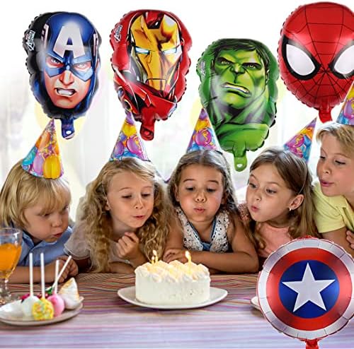 Балон За Парти в чест на Супергерой Миндонг, Балон От Фолио Отмъстителите, Украса За Парти В Чест на рождения Ден на Децата, Зелен